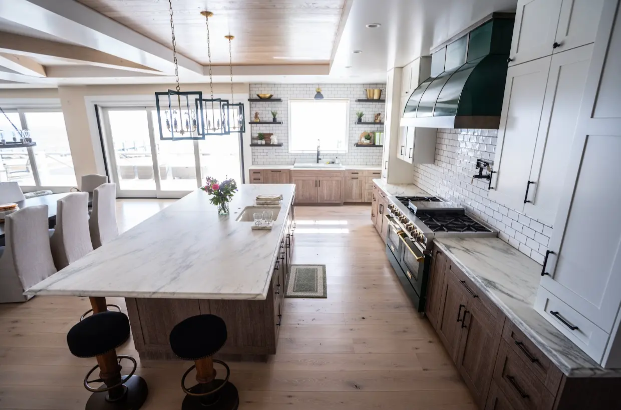 Beautiful natural stone countertop