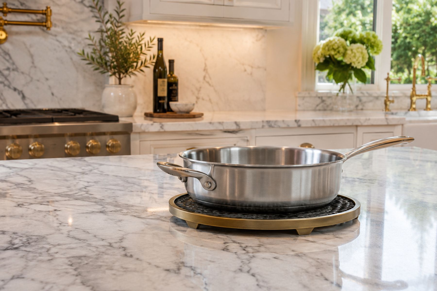 Can You Put Hot Pans on Marble? What Luxury Homeowners Need to Know