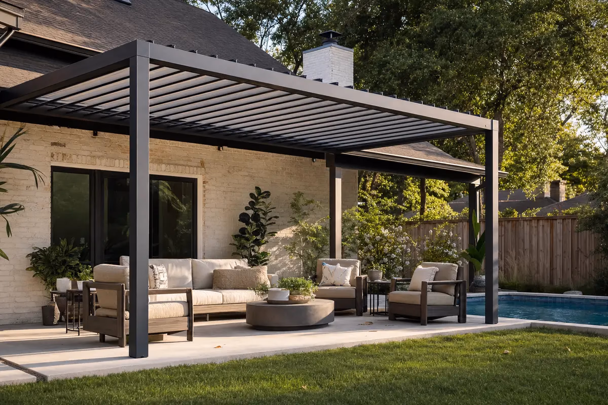 The Backyard Upgrade Quietly Replacing Wood Pergolas and Solid Patio Roofs