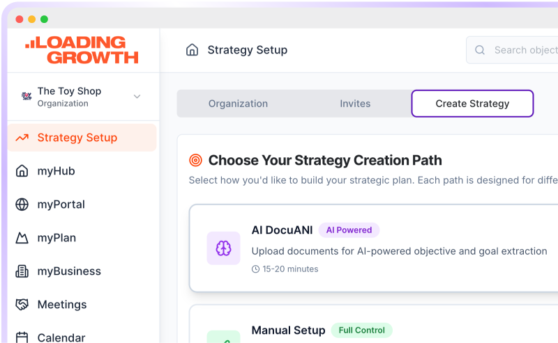 Document to dynamic strategy