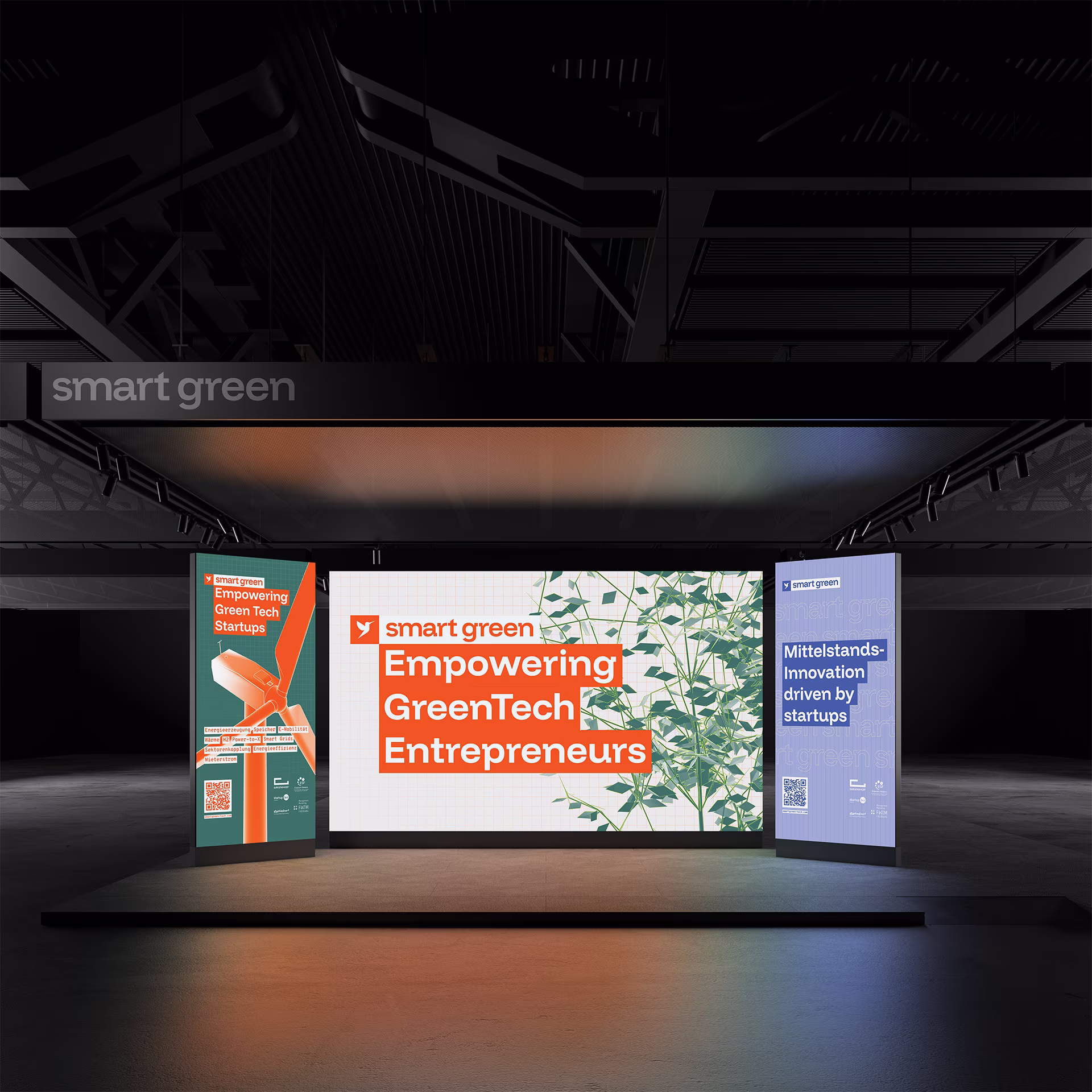 Smart Green Rebranding mit neuem Logo, Brand Design, 3D-Visualisierungen und Website Relaunch in Webflow inkl. UX-Optimierung.