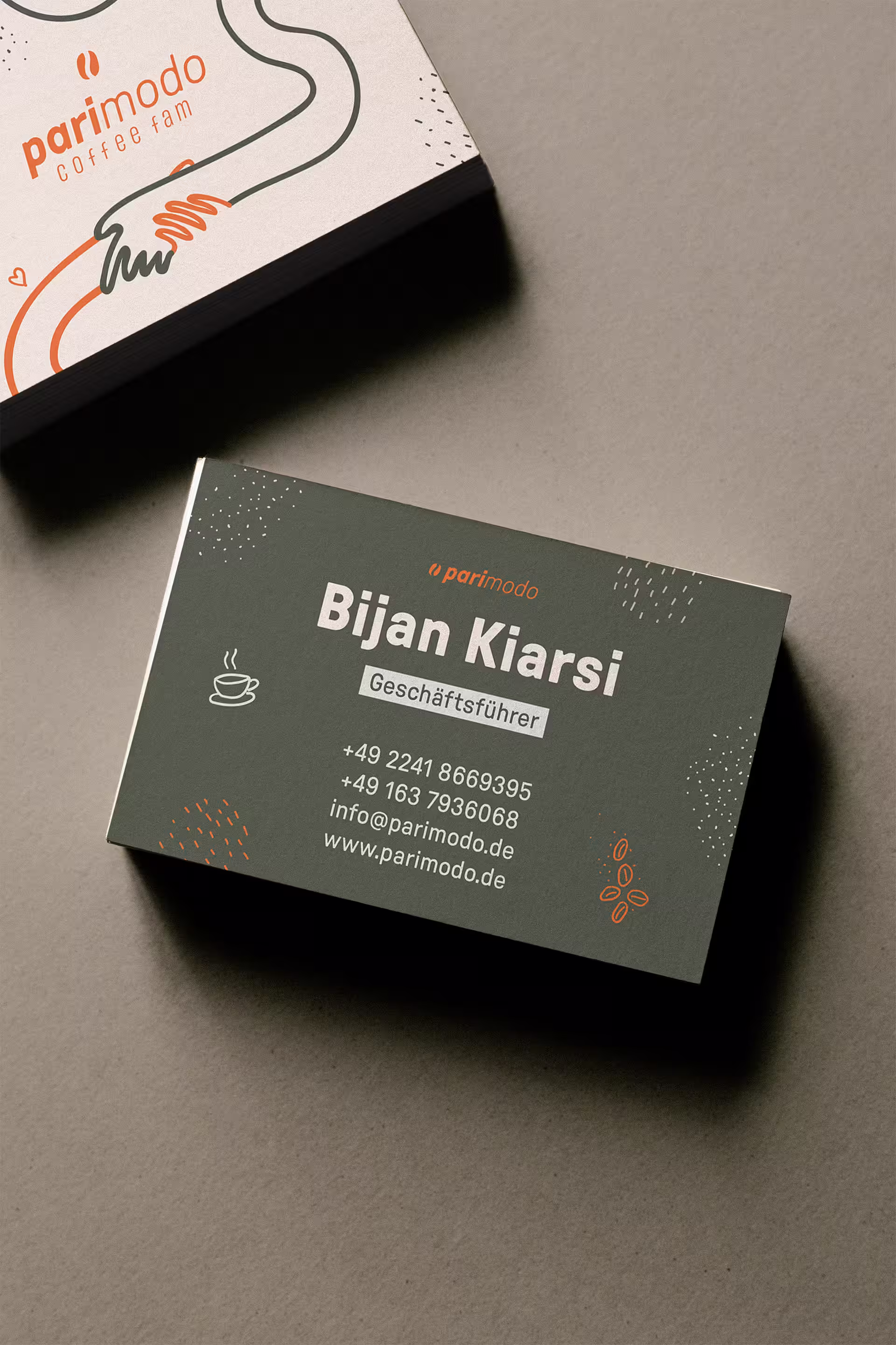 Brand Design, Packaging Design, Webdesign & Shopify-Webshop für nachhaltige Fairtrade-Kaffeerösterei parimodo aus Köln mit sympathischem Illustrationstil.