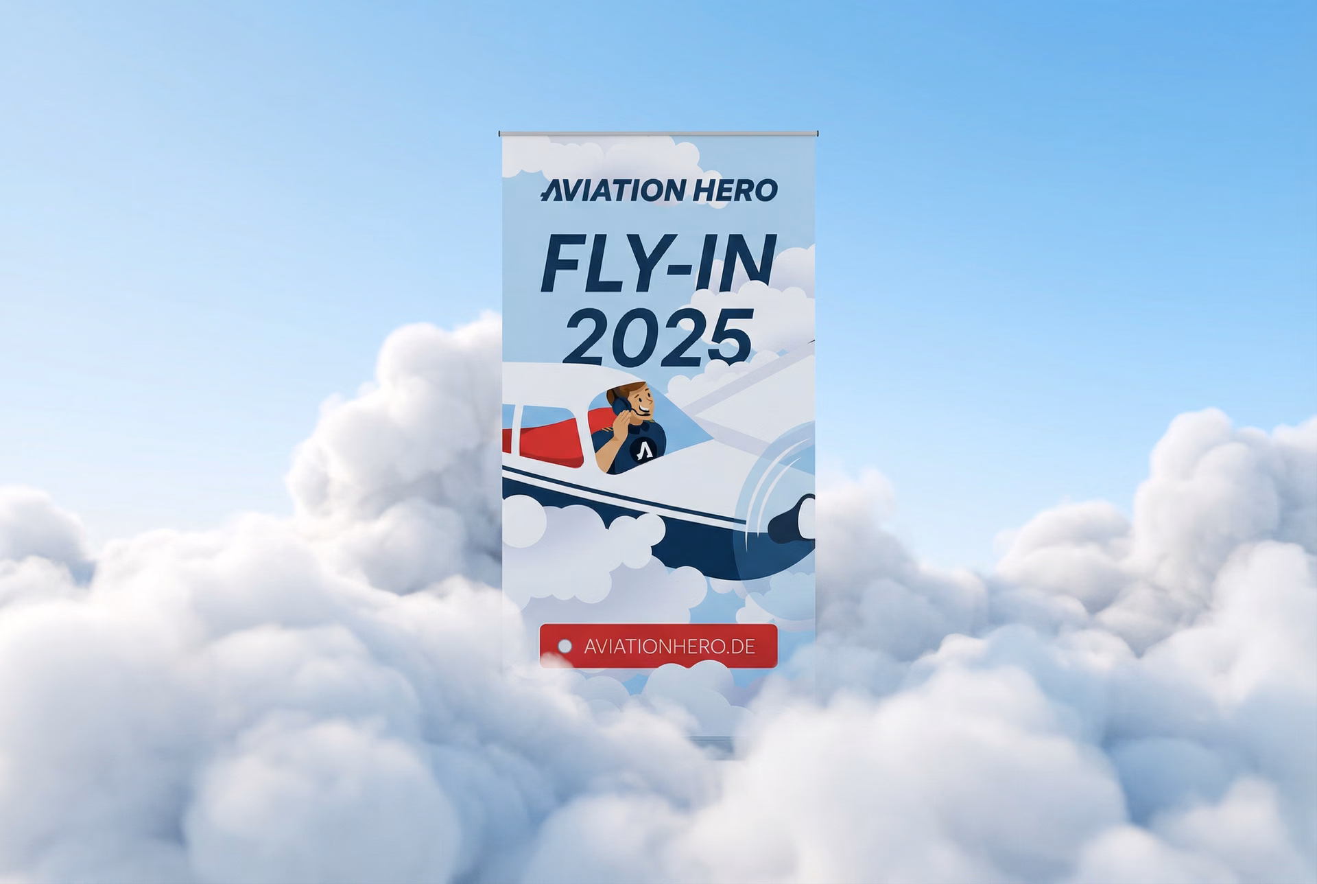 Premium Brand Design, Webdesign und Webflow Development für Aviation Hero – die erste digitale Flugschule Deutschlands mit einer gamifizierten Lernplattform für Privatpilot:innen.
