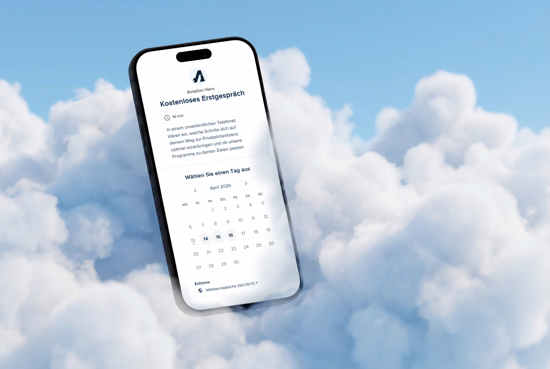 Premium Brand Design, Webdesign und Webflow Development für Aviation Hero – die erste digitale Flugschule Deutschlands mit einer gamifizierten Lernplattform für Privatpilot:innen.