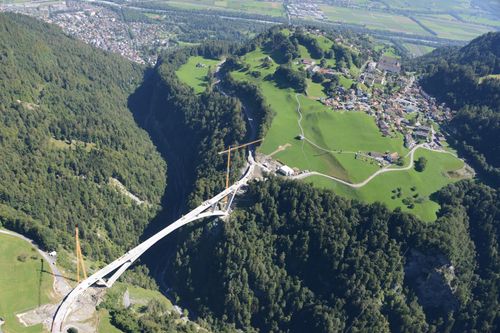 Brücke Pfäfers-Valens samt Verbindungsstrasse, Pfäfers