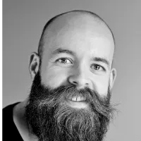 bald man with beard
