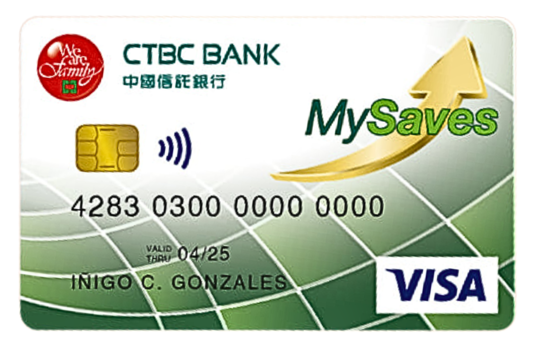 CTBC Bank Visa Debit Card