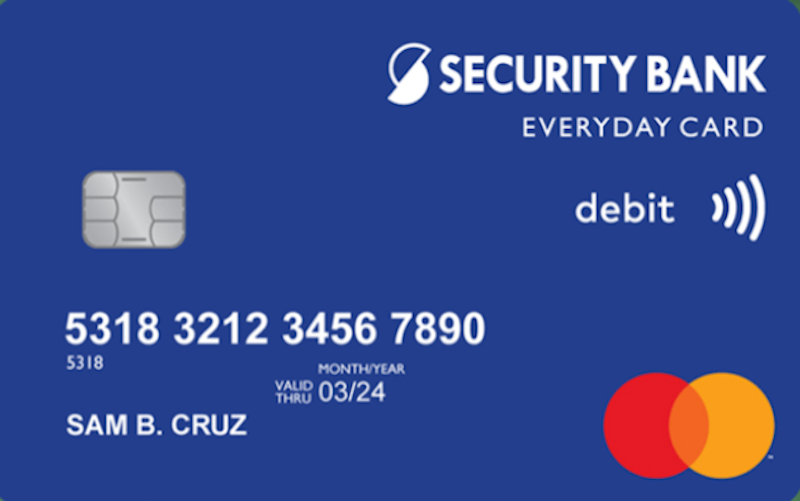 Security Bank Everyday Debit Card