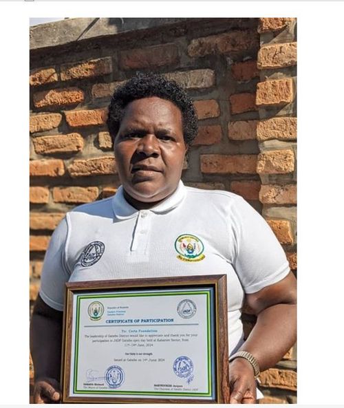 Gatsibo District: Celebrating Partnerships - Certa Foundation Honors with Certificate of Appreciation