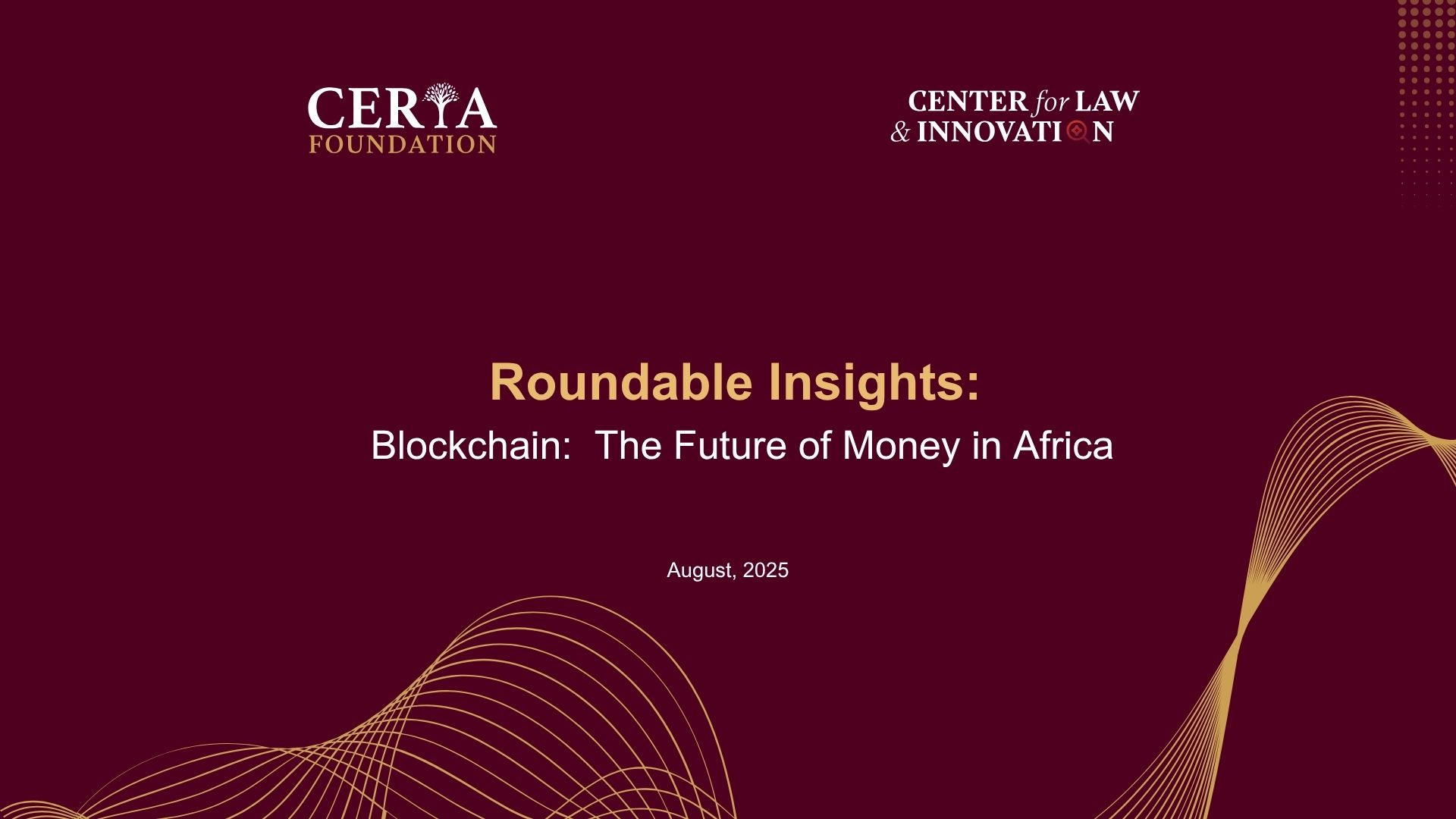 Roundable Insights:  Blockchain:  The Future of Money in Africa