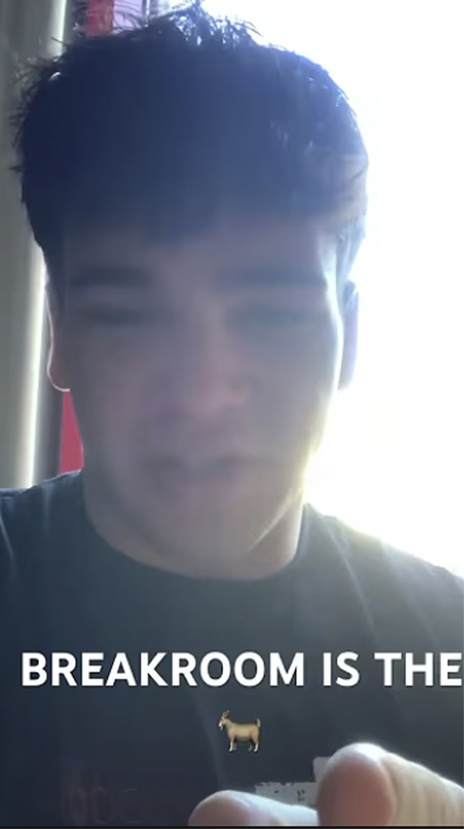 Video thumbnail showing a team using Breakroom for shift communication