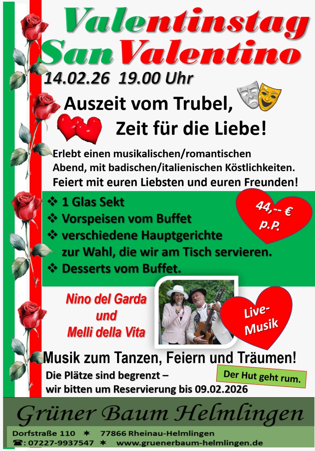 Italienischer Abend Kalles Golfstüble von Nino del Garda