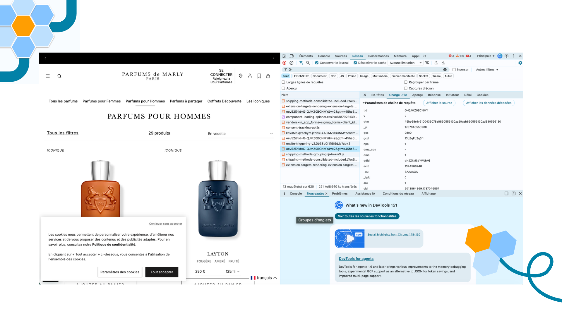 Use case tracking Parfums de Marly géré par Smart Bees