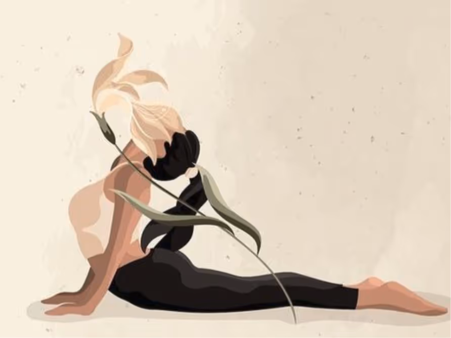 خانم ها در حال انجام یوگا