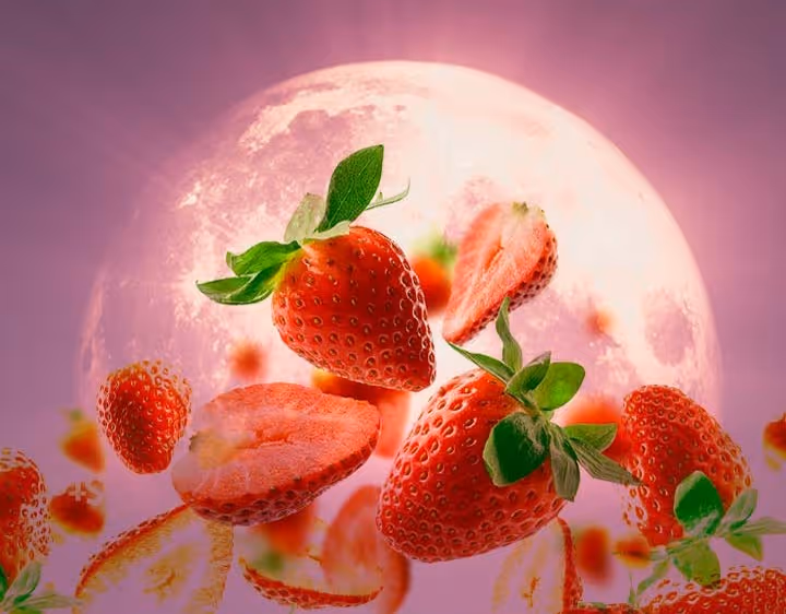 Strawberry Full Moon