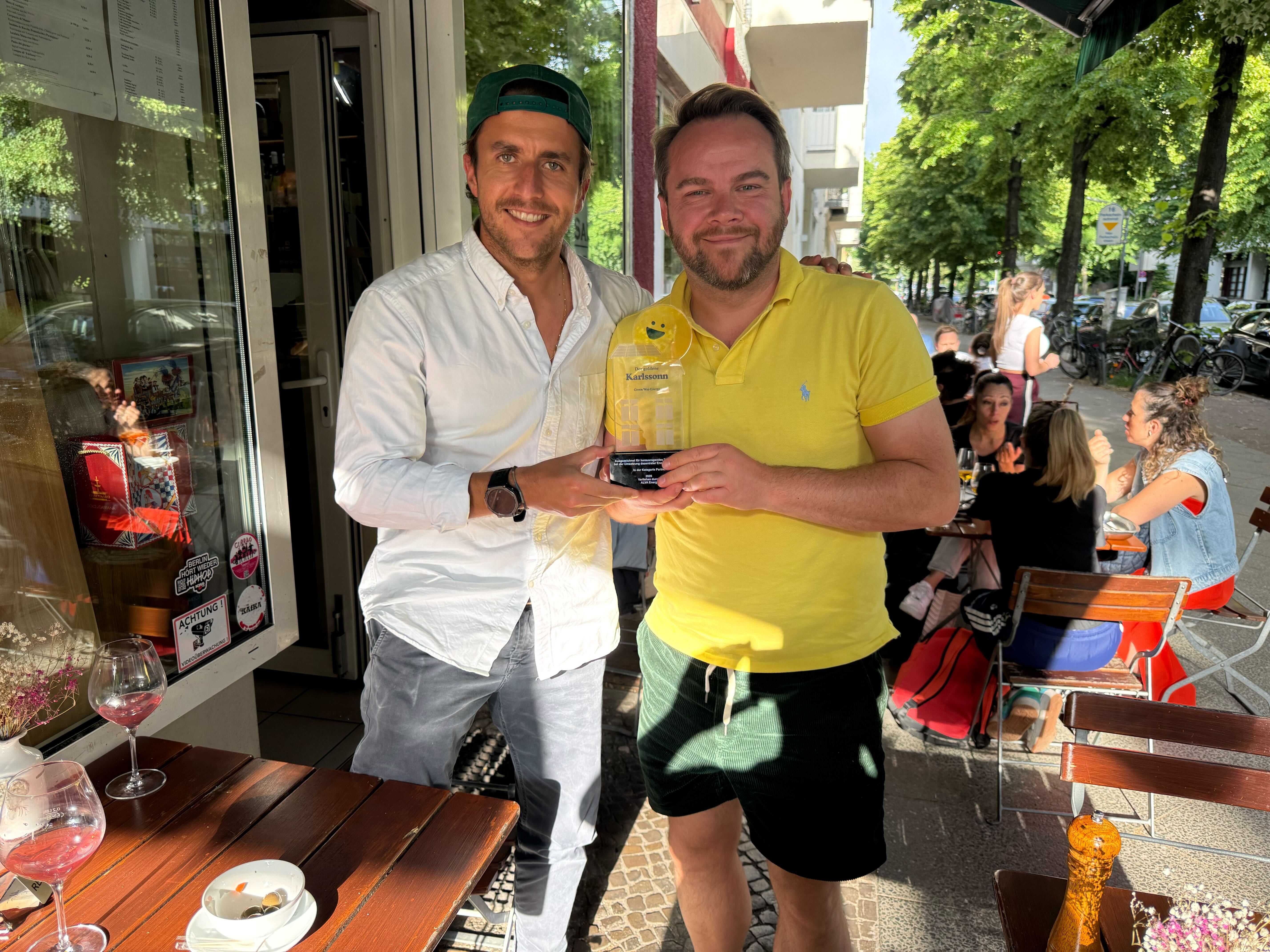 Verleihung Goldener Karlssonn — Green Way Energy GmbH, Juni 2026