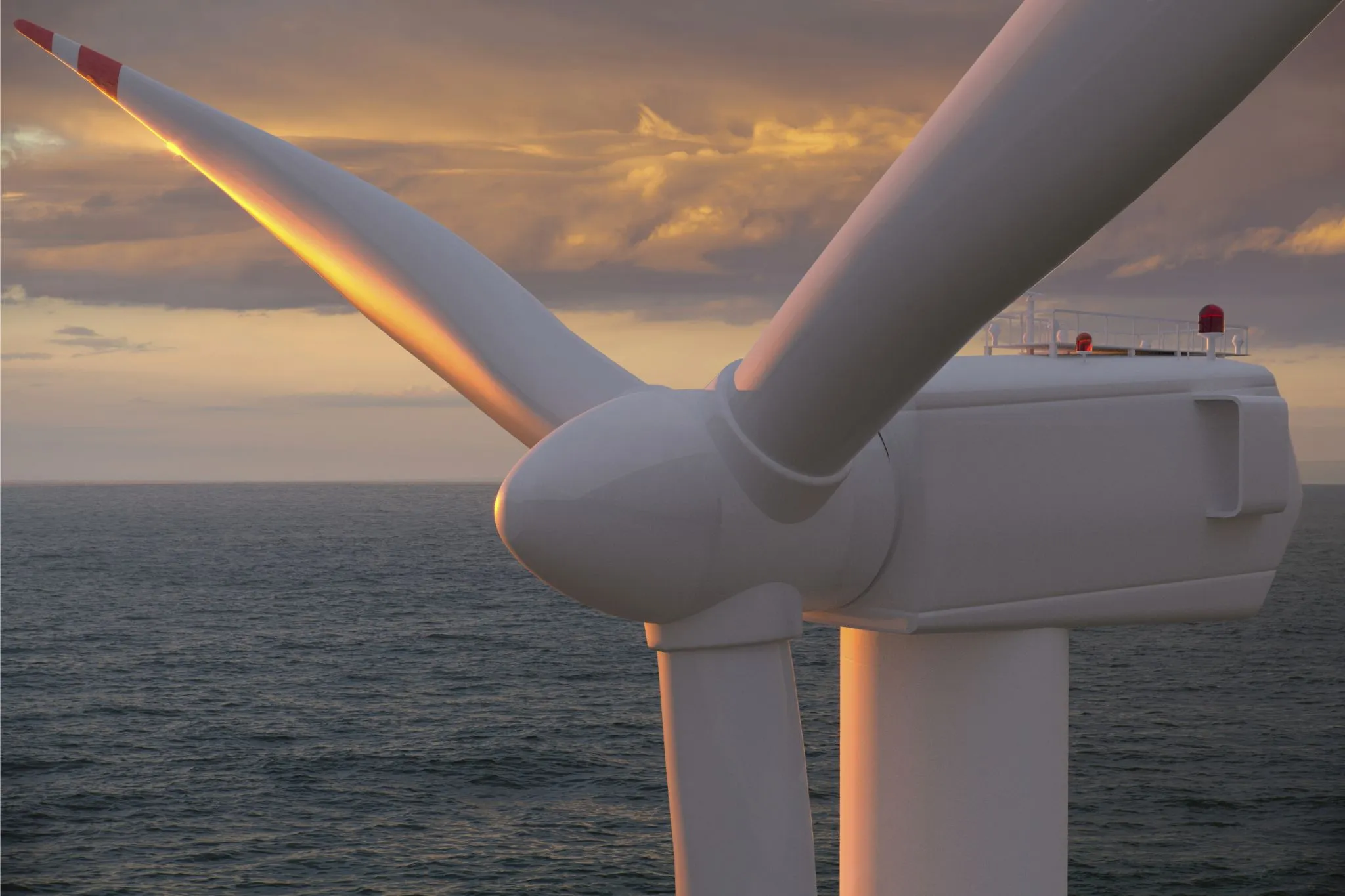 wind turbine close up