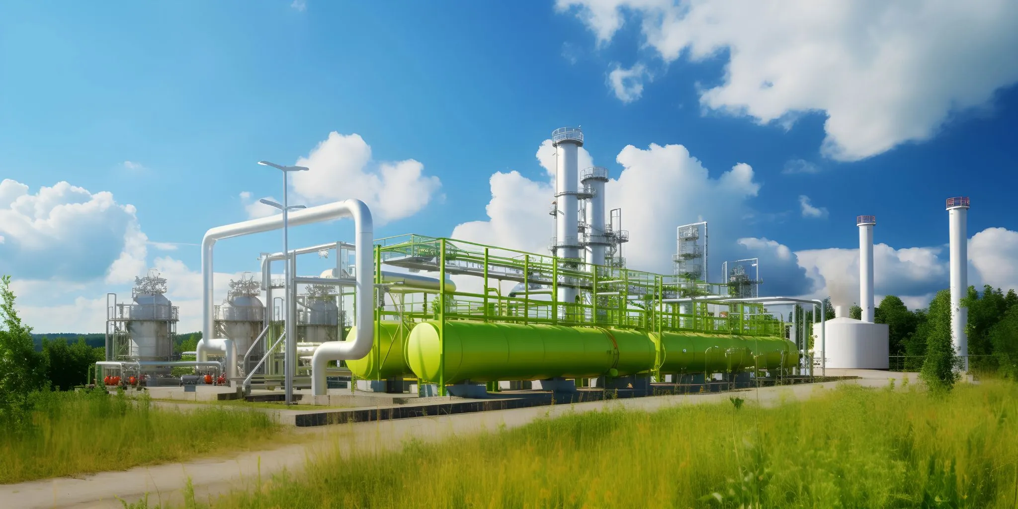 green hydrogen tank