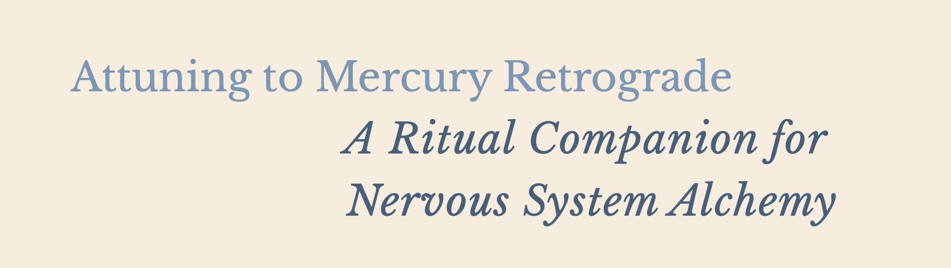Mercury Retrograde