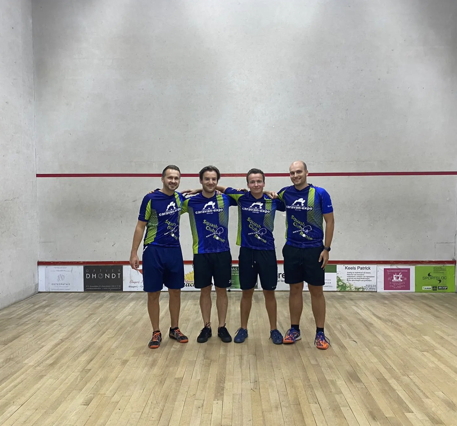 Team of squash members
