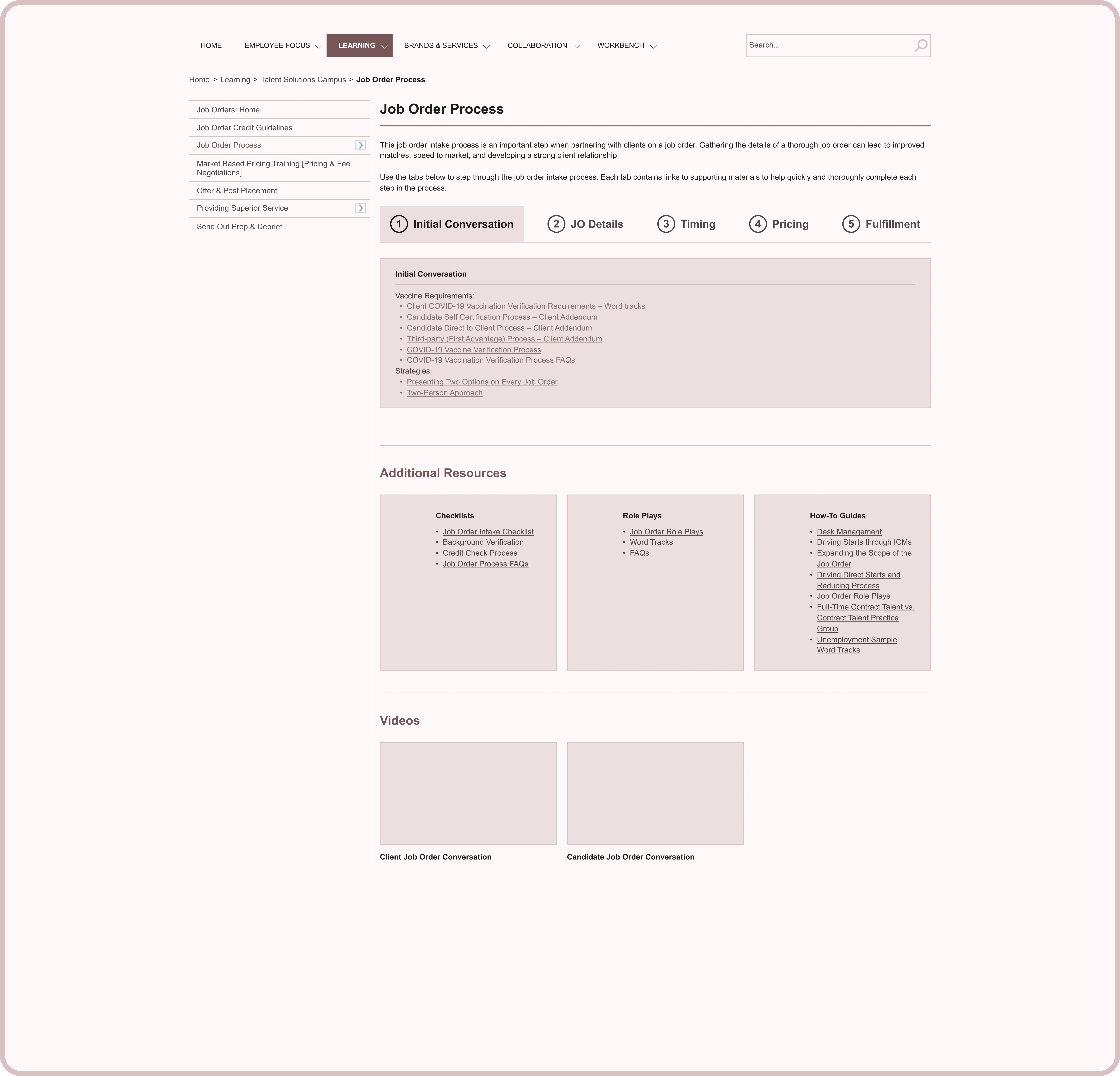 Chosen layout (Low-Fidelity)