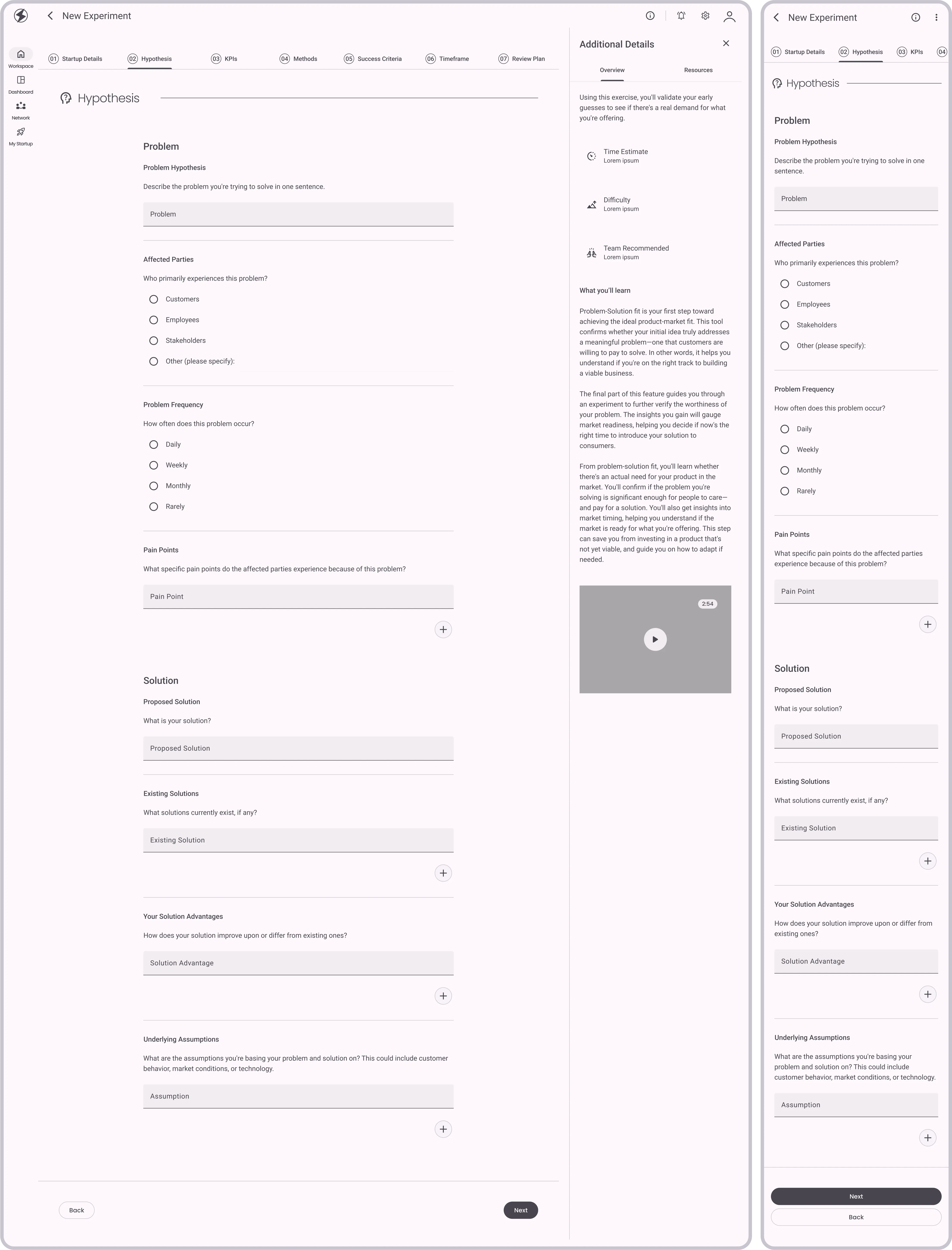 Planning Experiment: Your Hypothesis
