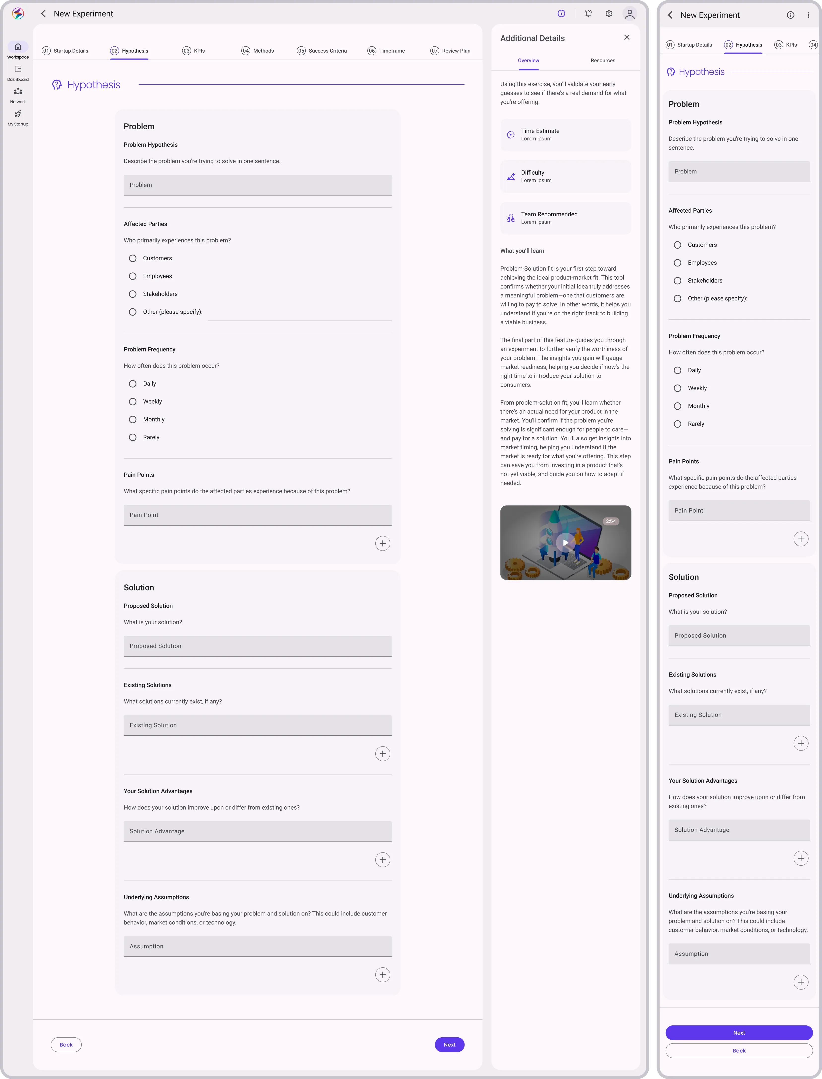 Planning Experiment: Your Hypothesis