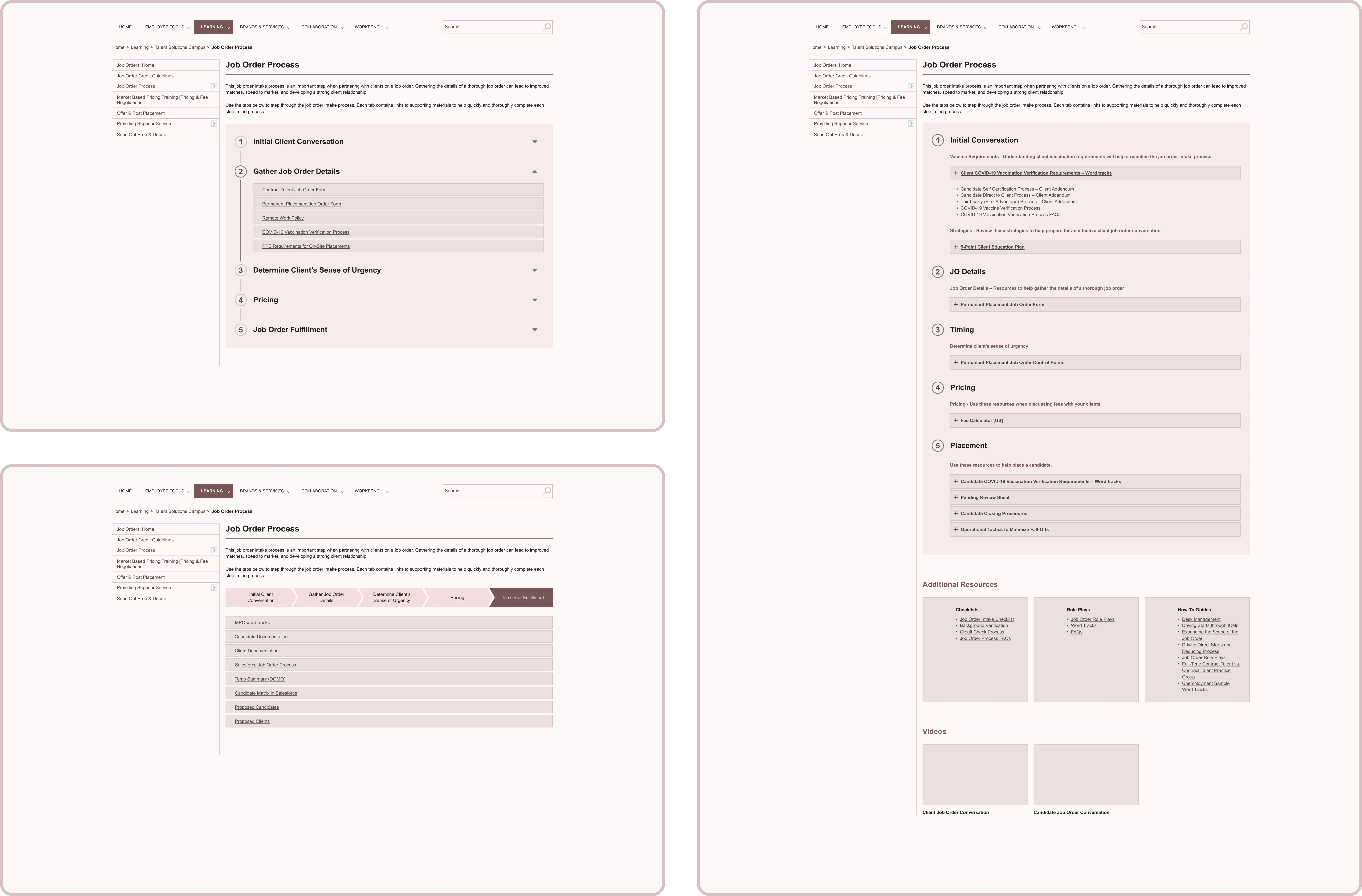 Brainstorming various layouts (Low-Fidelity)
