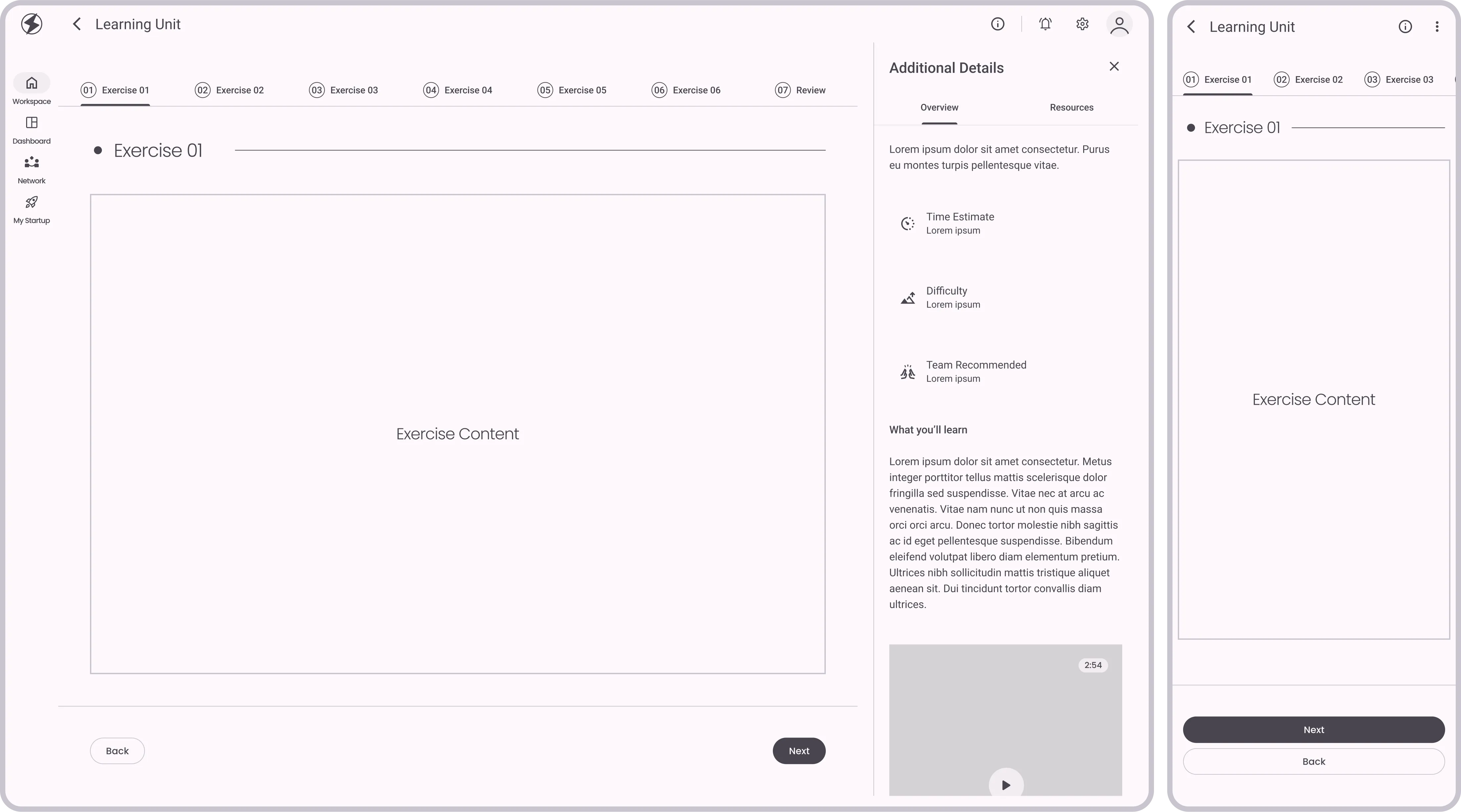 Learning Unit Module/Project Page (V5)