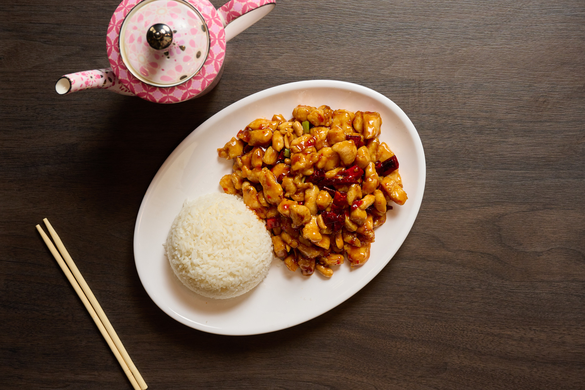 An image of a meal from Dumplings Plus.