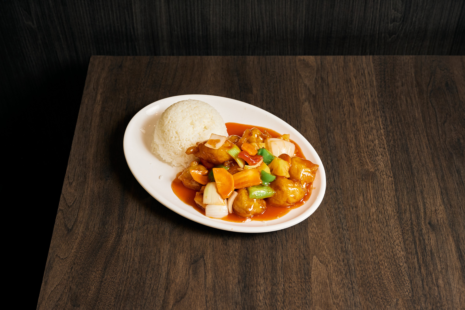 An image of a meal from Dumplings Plus.