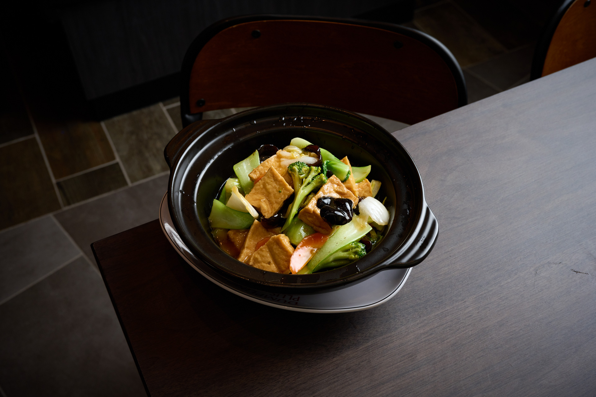 An image of a meal from Dumplings Plus.