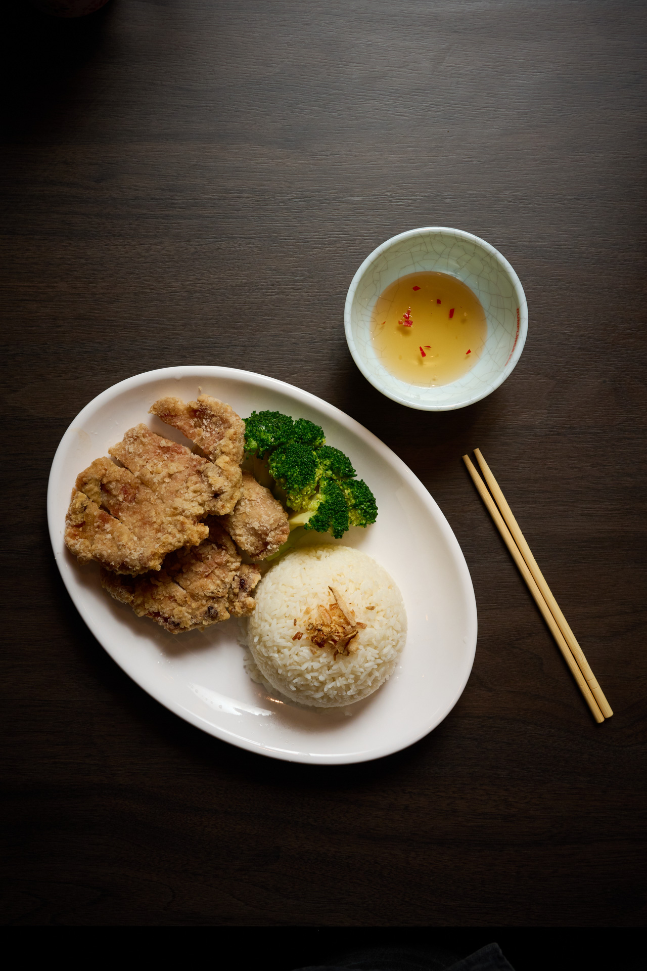 An image of a meal from Dumplings Plus.