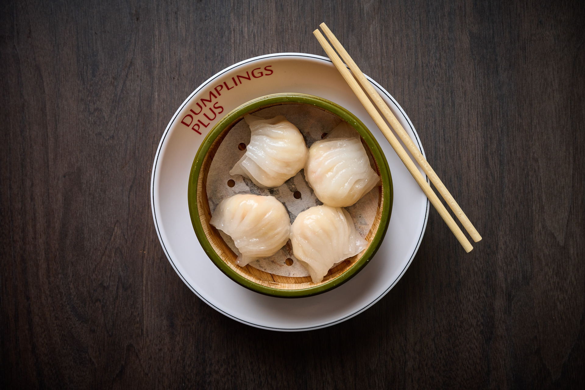 An image of a meal from Dumplings Plus.