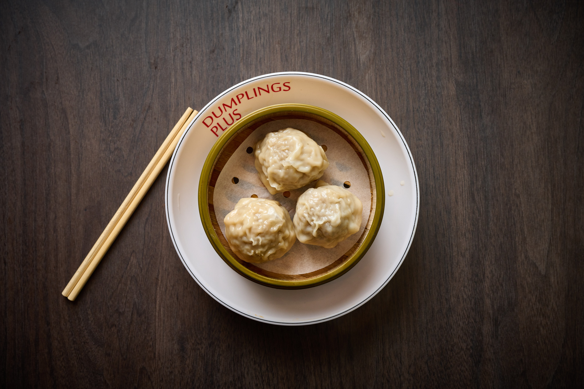 An image of a meal from Dumplings Plus.