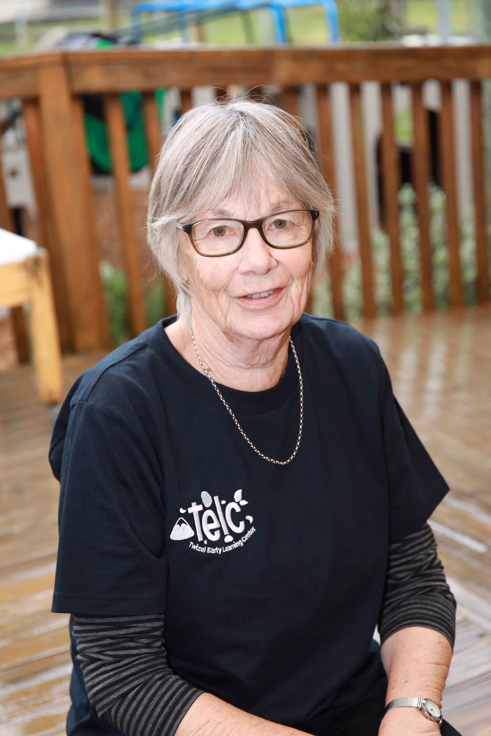 Teacher Barbara Burgess.