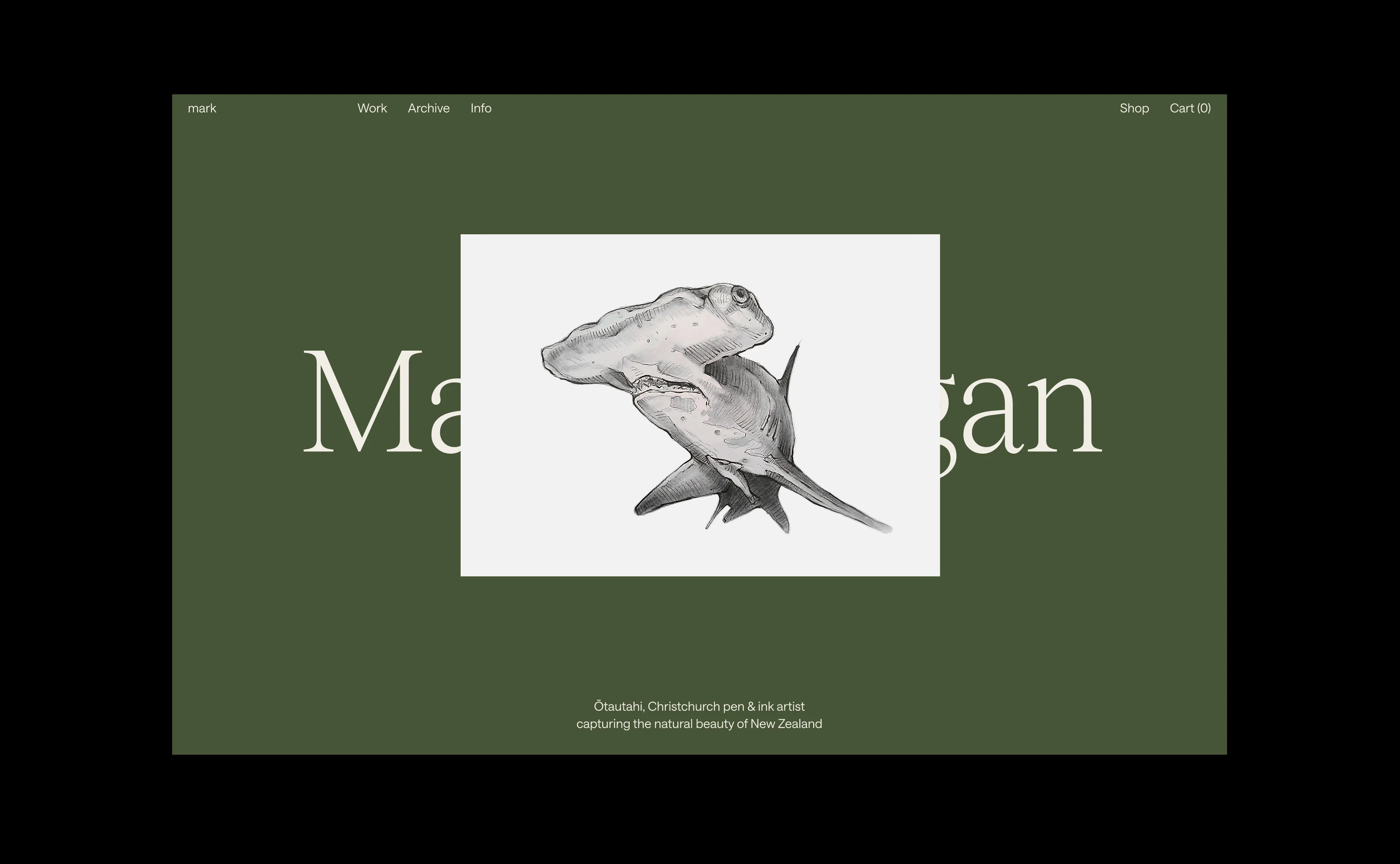 Mark Duggan website homepage