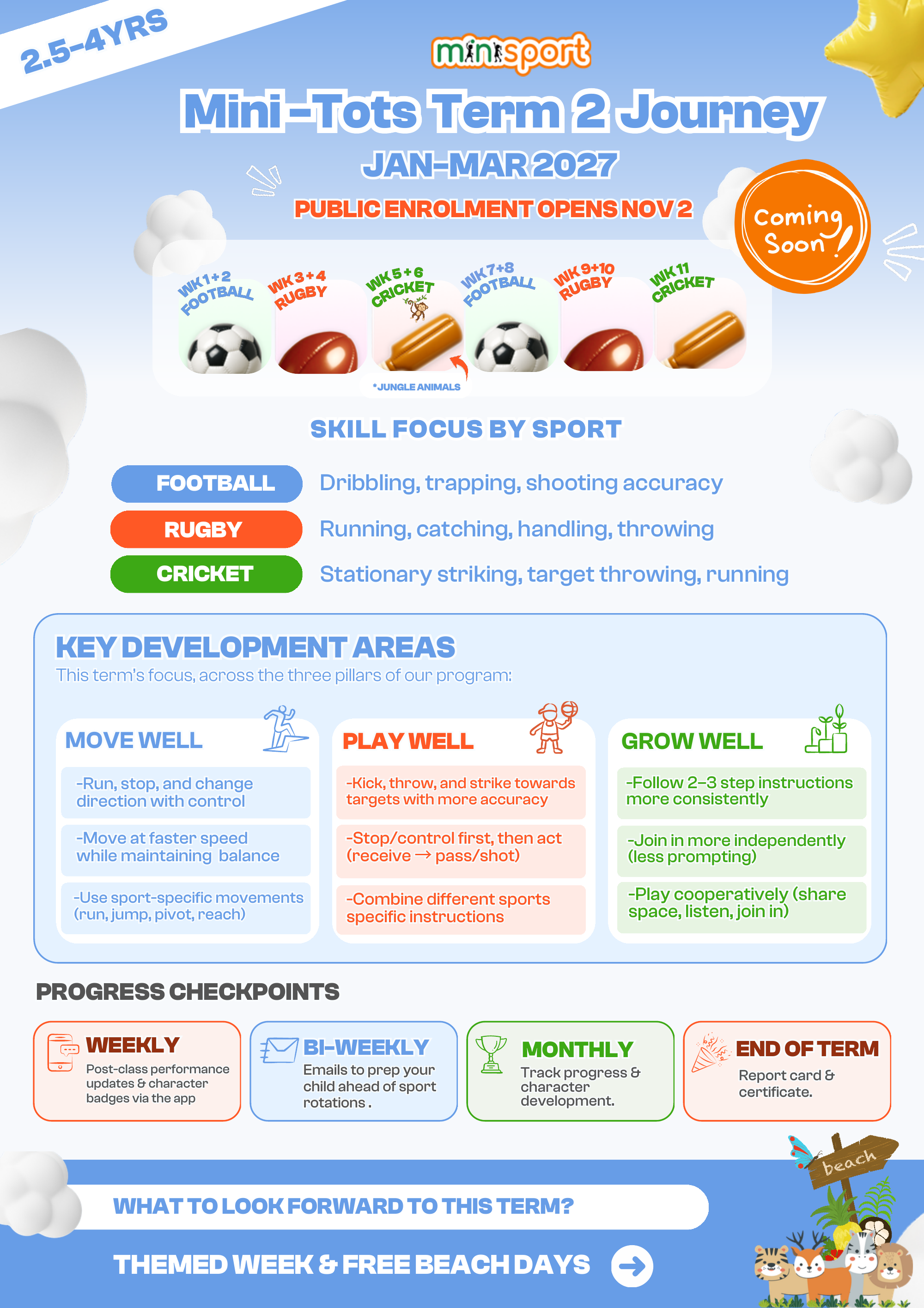 Mini-Tots Term 2 Journey, January–March 2027