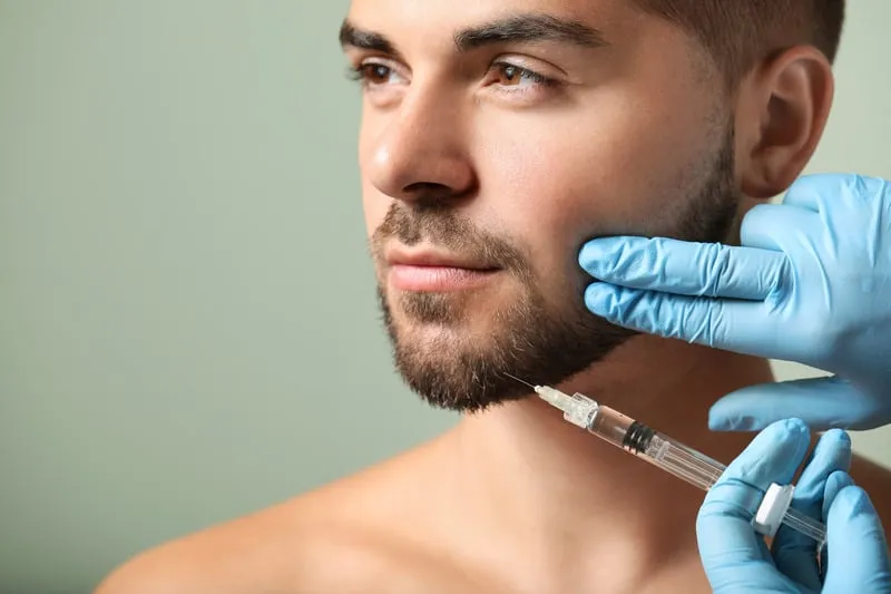 jawline fillings for men