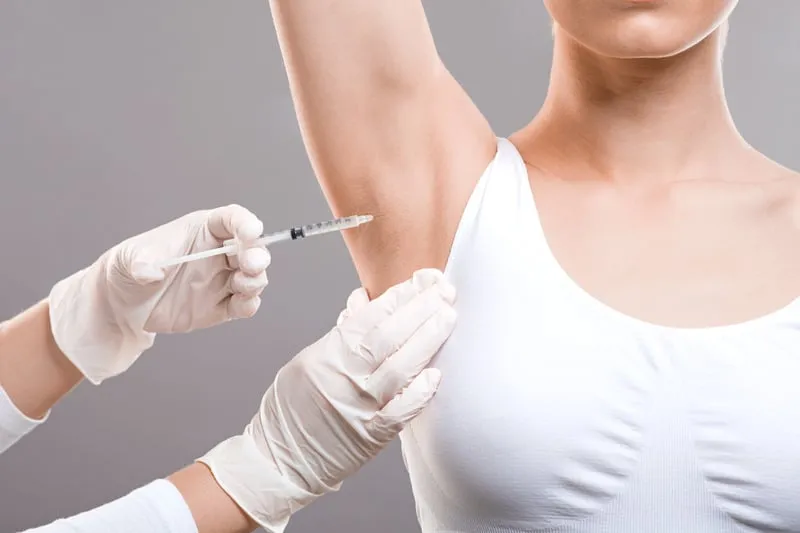 injection in underarms
