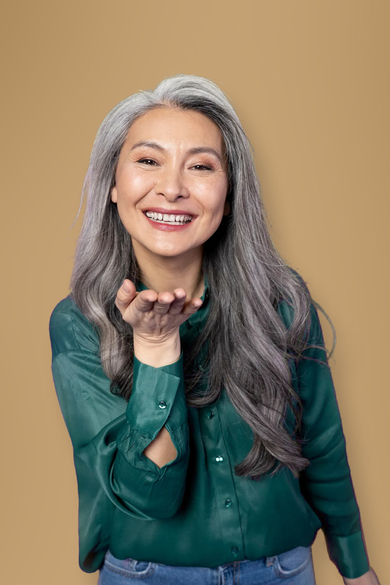 Doctor Showing Removable Dentures