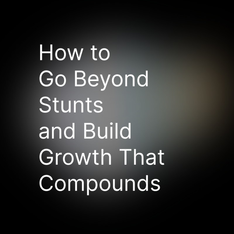 How to Build Growth that Compounds