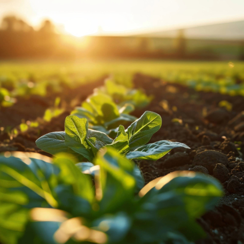 Looking upward between tall modern skyscrapers against a partly cloudy blue sky.