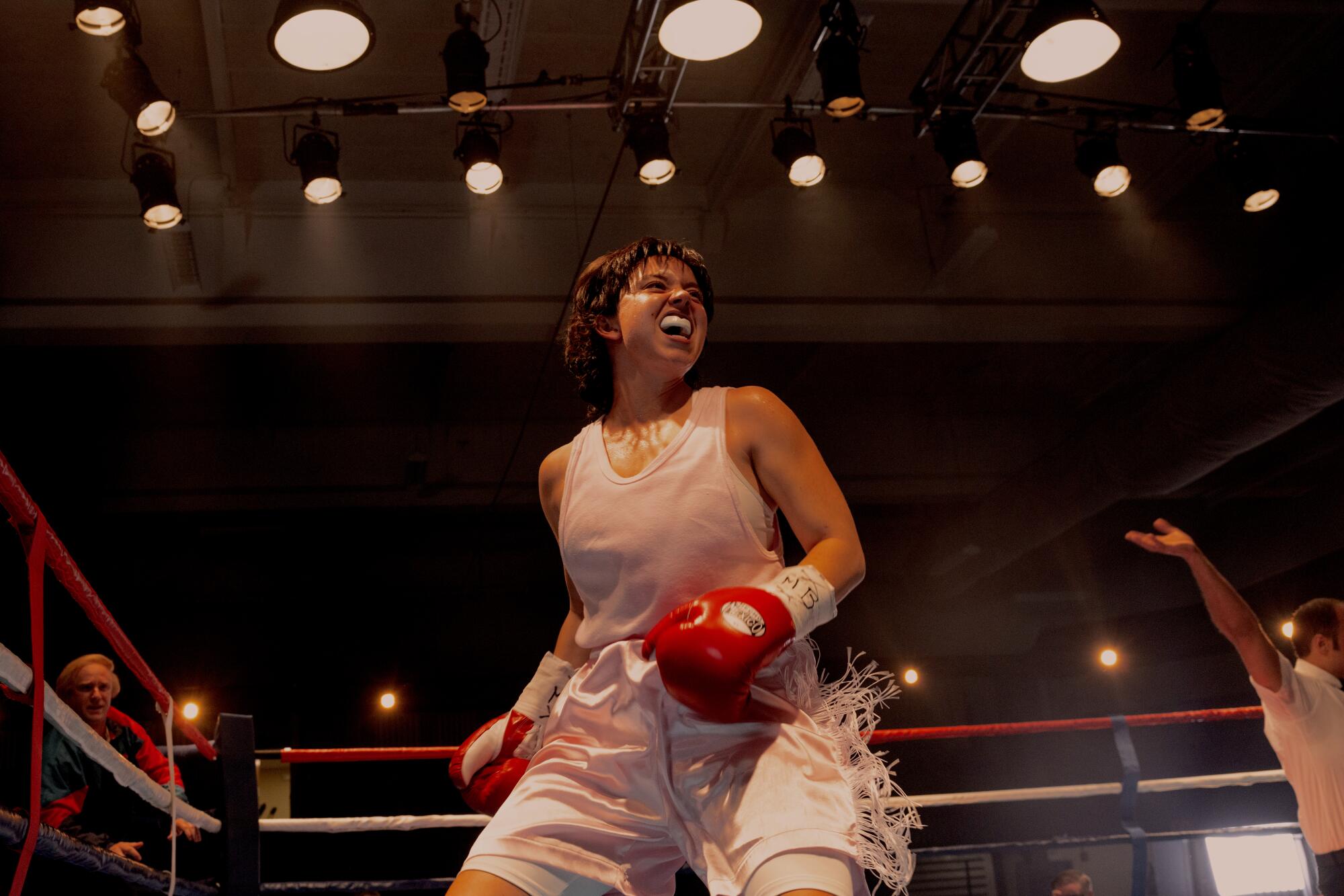 Christy Martin never imagined life beyond her small-town roots in West Virginia, until she discovered a knack for punching people. Fueled by grit, raw determination, and an unshakable desire to win, she charges into the world of boxing under the guidance of her trainer and manager-turned-husband, Jim. Flaunting a fiery persona in the ring, her toughest battles start to unfold outside of it as she confronts family, identity, and a relationship that just might become life-or-death.