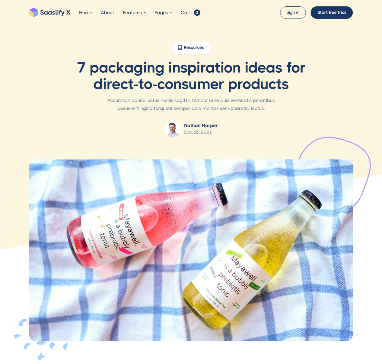 Saaslify X - Blog Post page - Modern SaaS Webflow Template