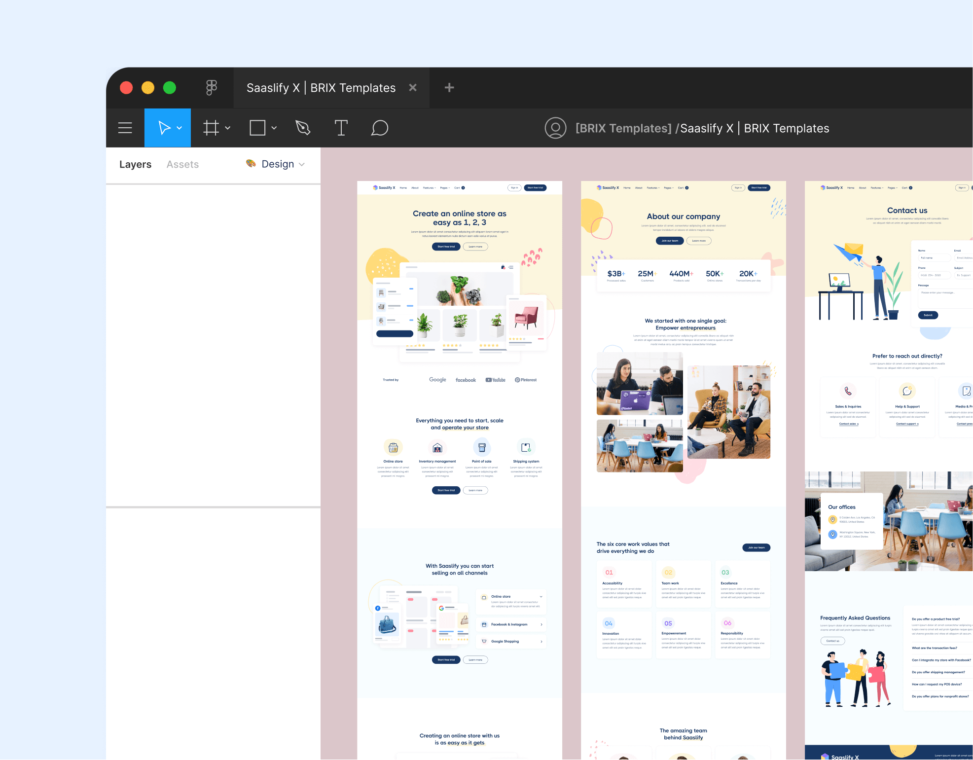 Saaslify X - Browse Templates - Modern SaaS Webflow Template