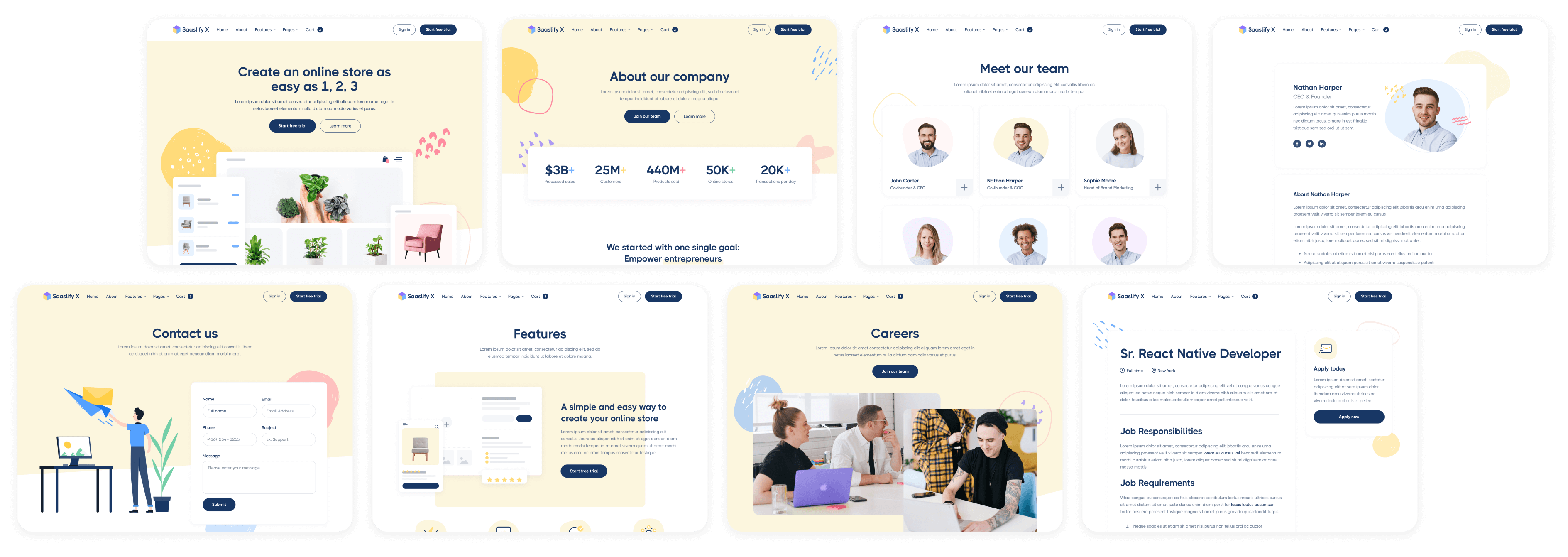 Saaslify X - Buy now on Webflow - Modern SaaS Webflow Template