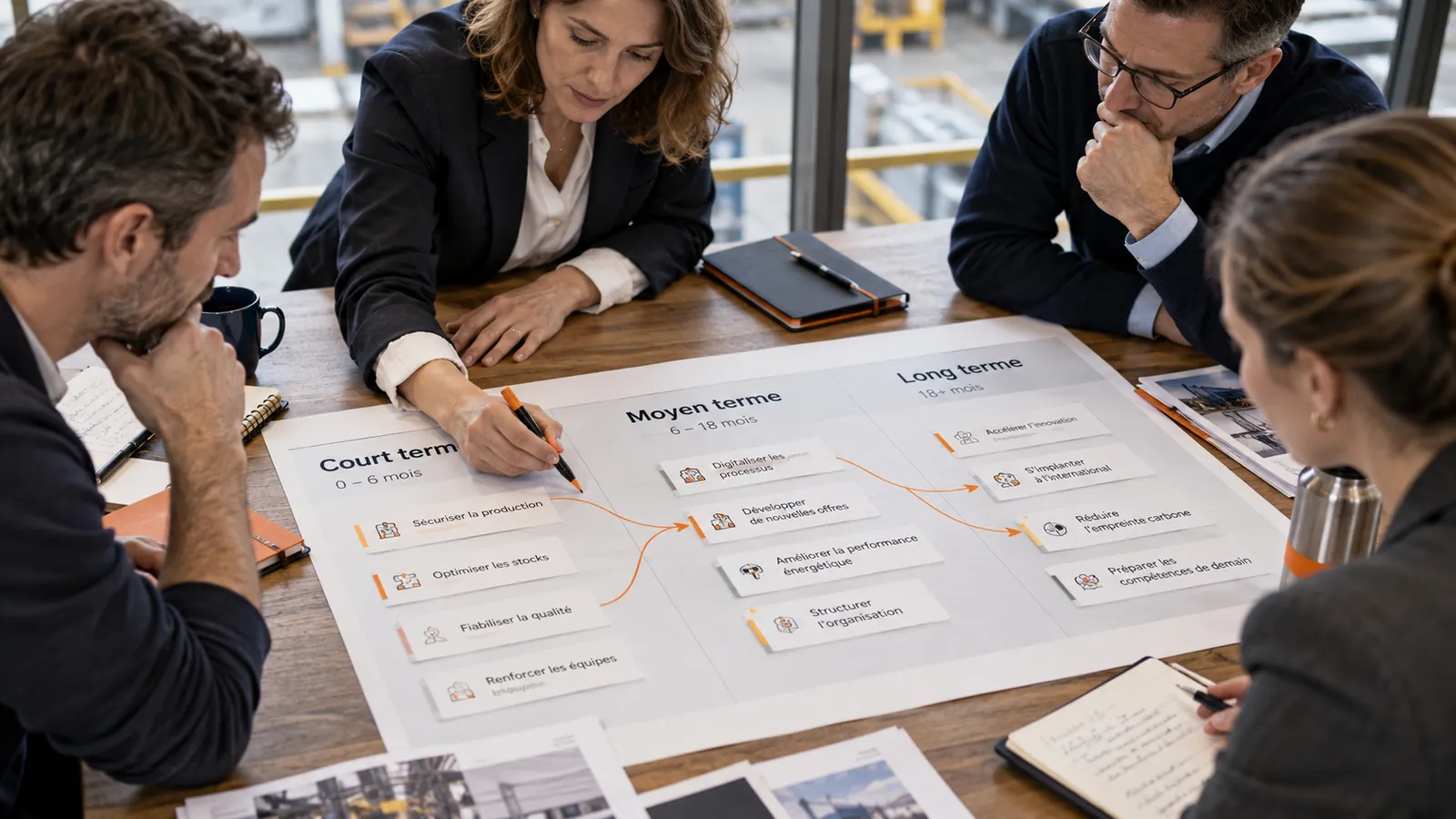 Management de l'innovation : CoDir construisant sa feuille de route