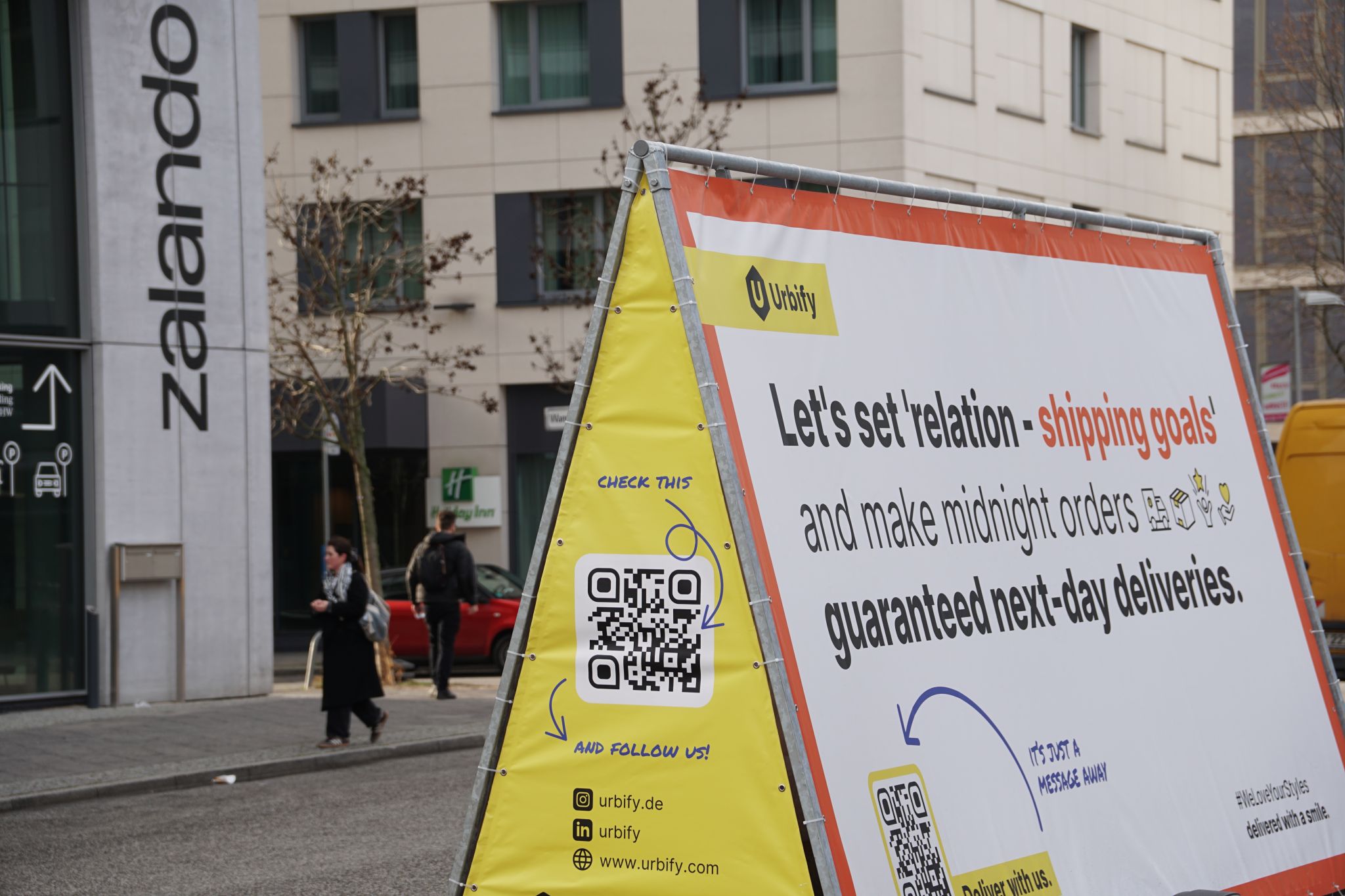 Urbify poster showcasing successful logistics solutions