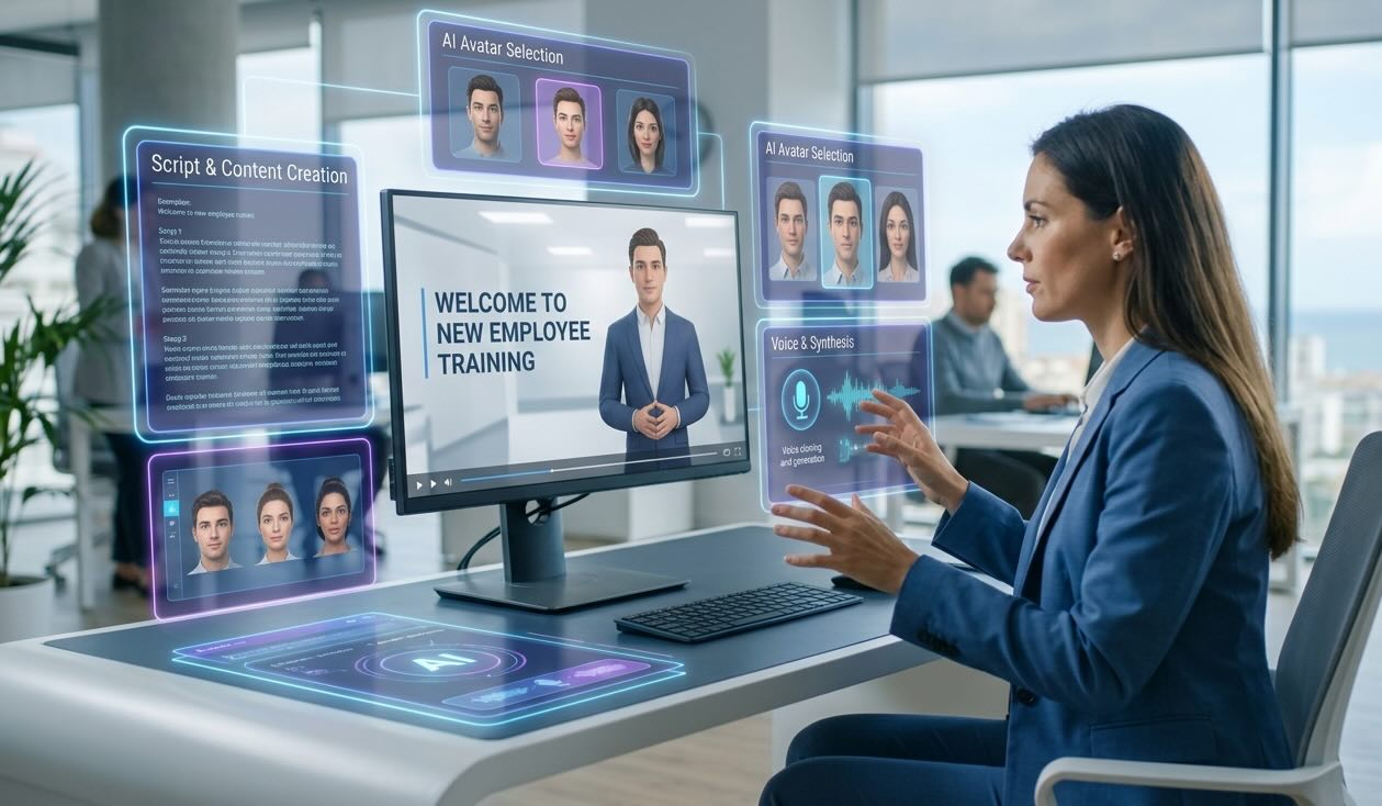 How to Create a Training Video Using AI